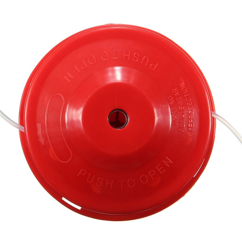 Tête de coupe universelle à brosse à deux fils, tondeuse à bosse, rouge, pour jardin, coupe gazon