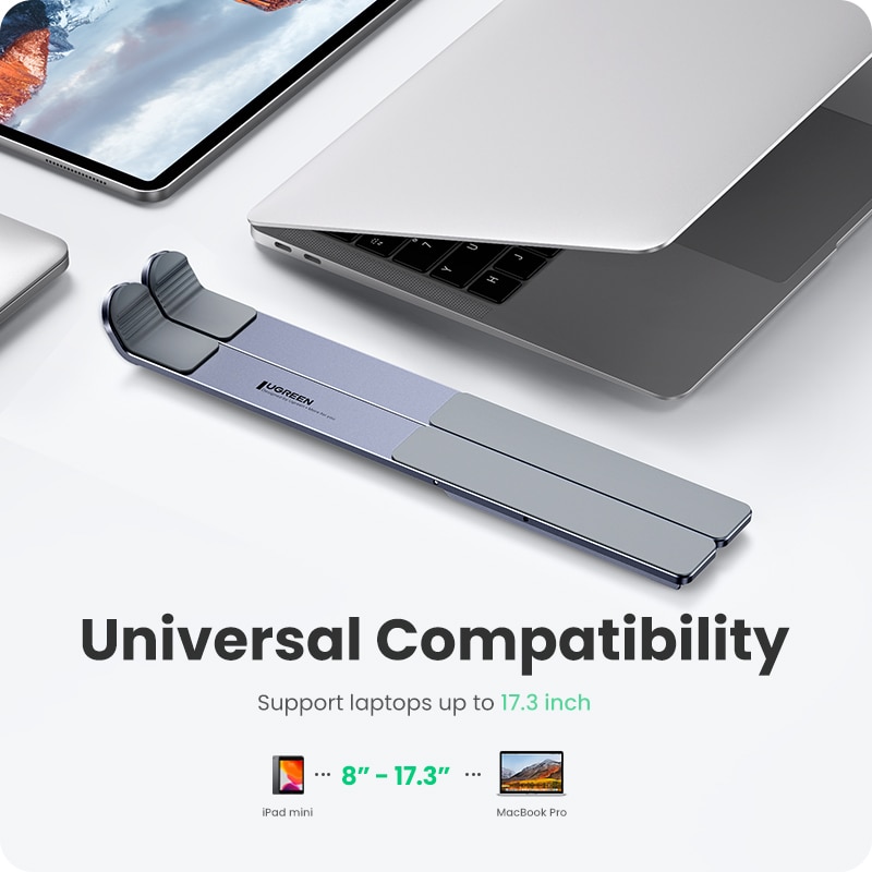 UGREEN Laptop Ständer Halfter Für MacBook Luft Profi Einstellbare Aluminium Notizbuch Stand Tablette Ständer Laptop PC Unterstützung Macbook Halfter