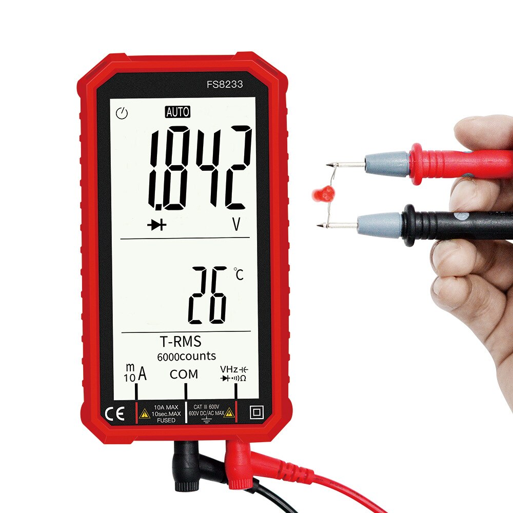 Portable Large Screen Universal Meter Digital Display Voltmeter and Ammeter Full Screen Automatic Digital Multimeter
