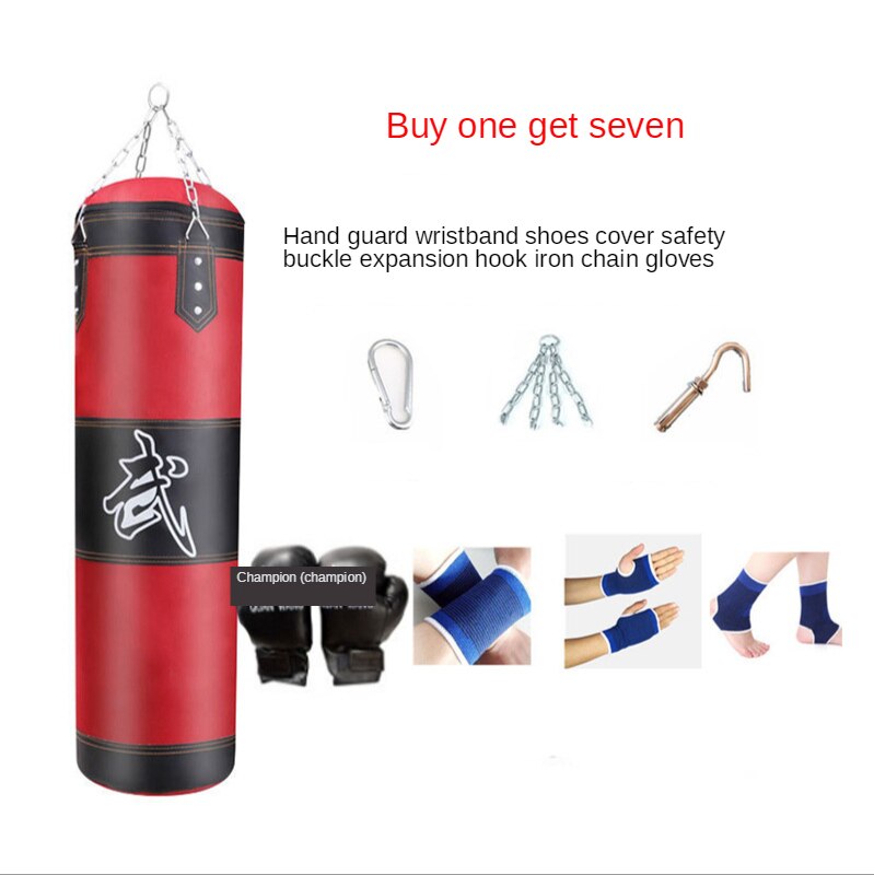 Boxing Punching Bag Training Fitness With Hanging Kick Sand bag adults Gym Exercise empty-Heavy boxing bag