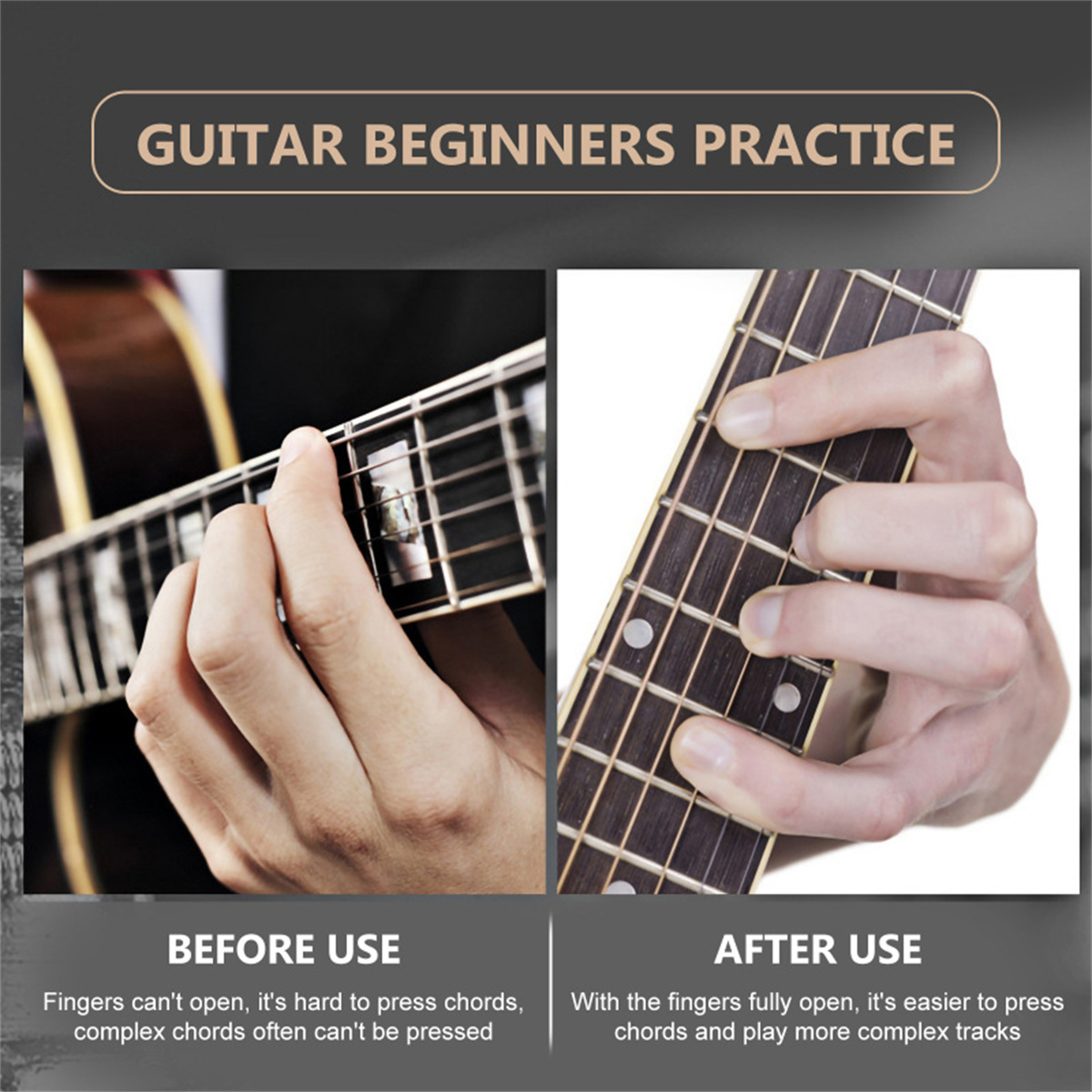 Musikinstrument Finger Expander Gitarre Ausbildung Spanne Trainer Erweiterung Trainer Werkzeug Anfänger Zubehör Hand Trainer