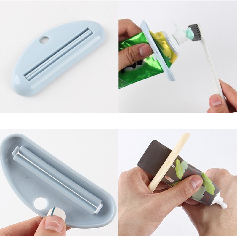 Toothpaste Squeezer For Bathroom Accessoris Multifunctional Tube Squeezer Press Tool Slide Squeeze Toothpaste Cleaner Tool 2PCS