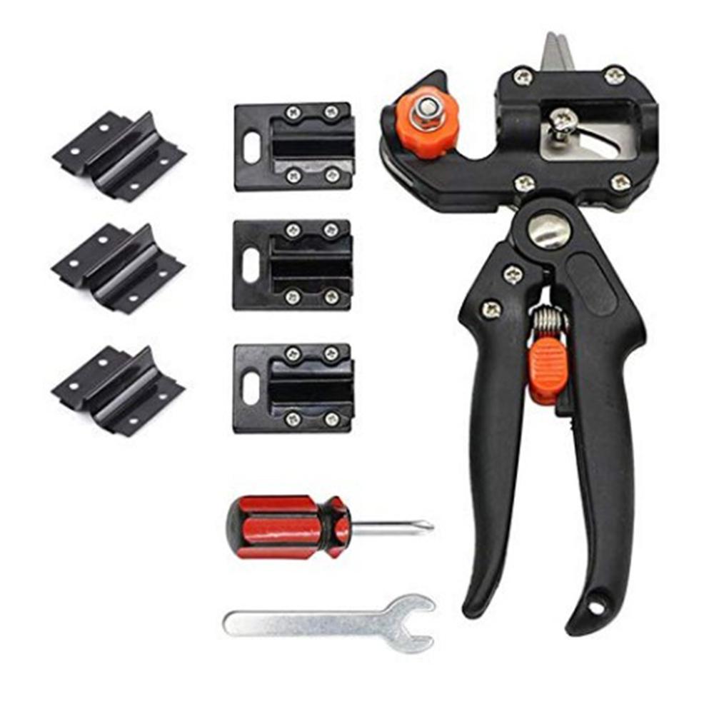 Garden Grafting Pruner Grafting Set Kit Farming Fruit Tree Pruning Shears Scissor Vaccination Plant Fruit Tree Cutting Machine: A without case