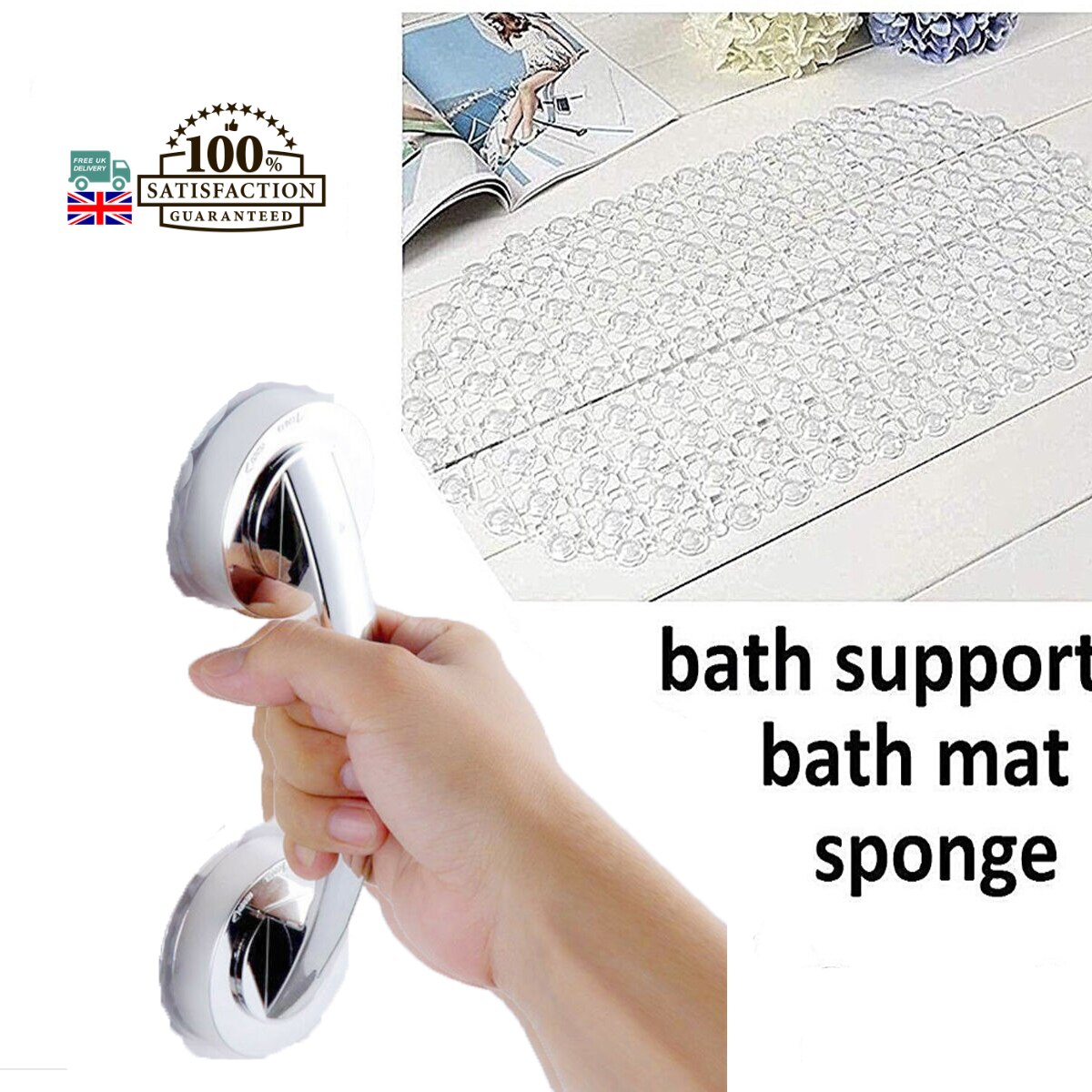 Przyssawka klamka Super moc pomocna poręcz ściągacza mocne wsparcie bezpieczeństwa poręcz uchwyt podłokietnik bezśladowy wielokrotne użycie