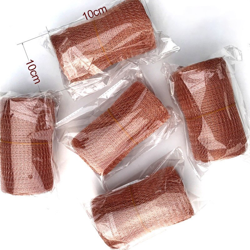 Tissu de blindage en treillis métallique tissé en laiton 4.2mm trou Diamete fil de cuivre écran de filtre de peinture filet d'écran de Signal Non magnétique