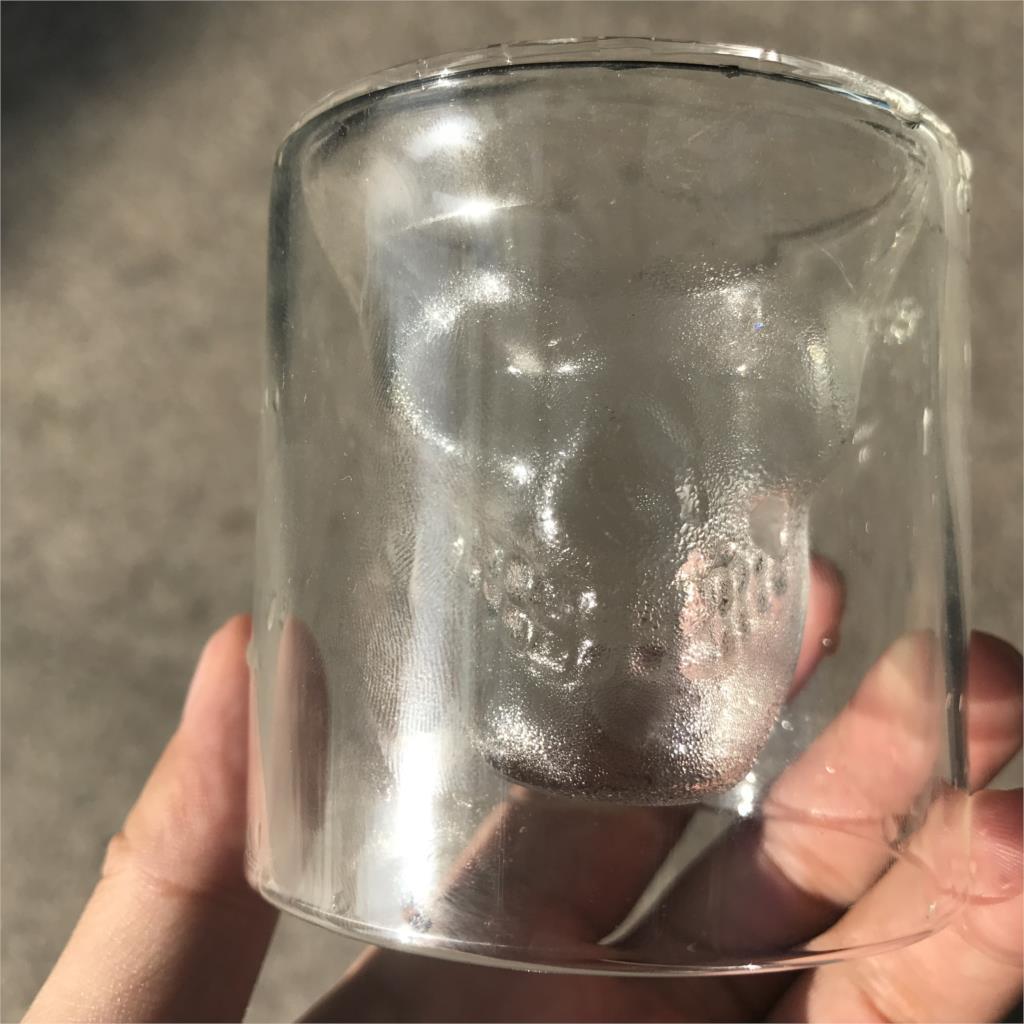 4 stk sett hodeskalle hode skudd glass kopp ølkrus vinglass krystall whisky vodka kaffekopp 25 75 150 250ml flaske bar forsyninger