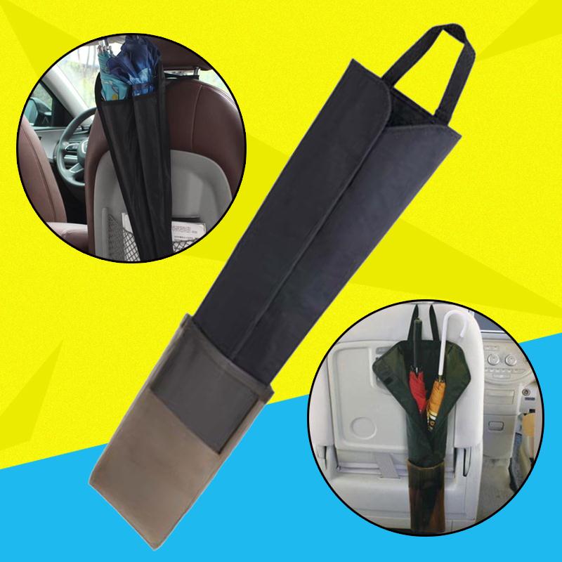 Foldbar bilsæde ryg paraply opbevaring arrangør holder betræk vandtæt