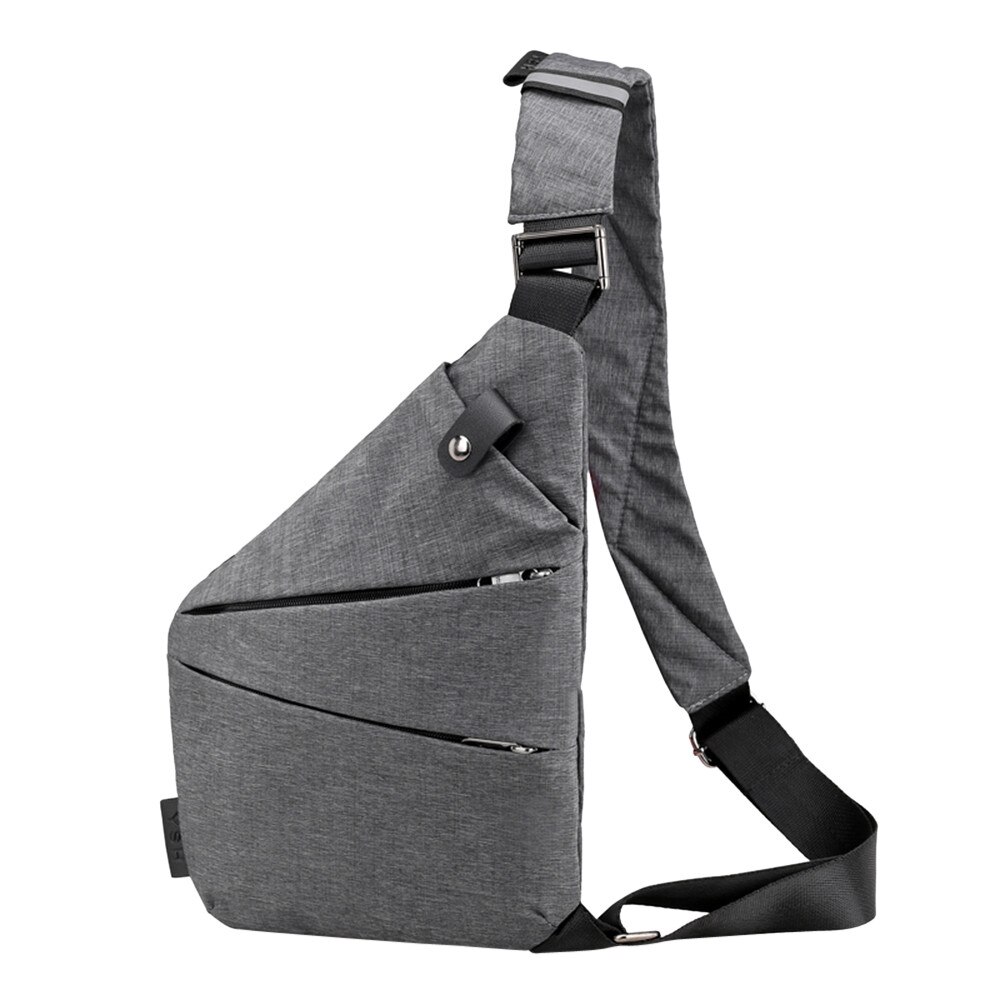 OCARDIAN Messenger bag mannen schoudertassen Casual Canvas Borst Zak Anti Diefstal Crossbody Tassen CSV A1113 #30: Gray A