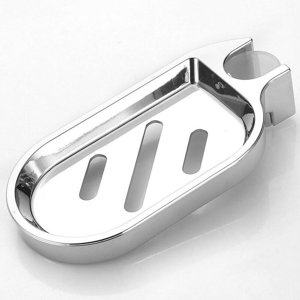 Adjustable Rail Slide Soap Dish Box Bathroom Bath Shower Smooth Clip-On Soap Dishes Holder For Home Bathroom Gadget 25mm