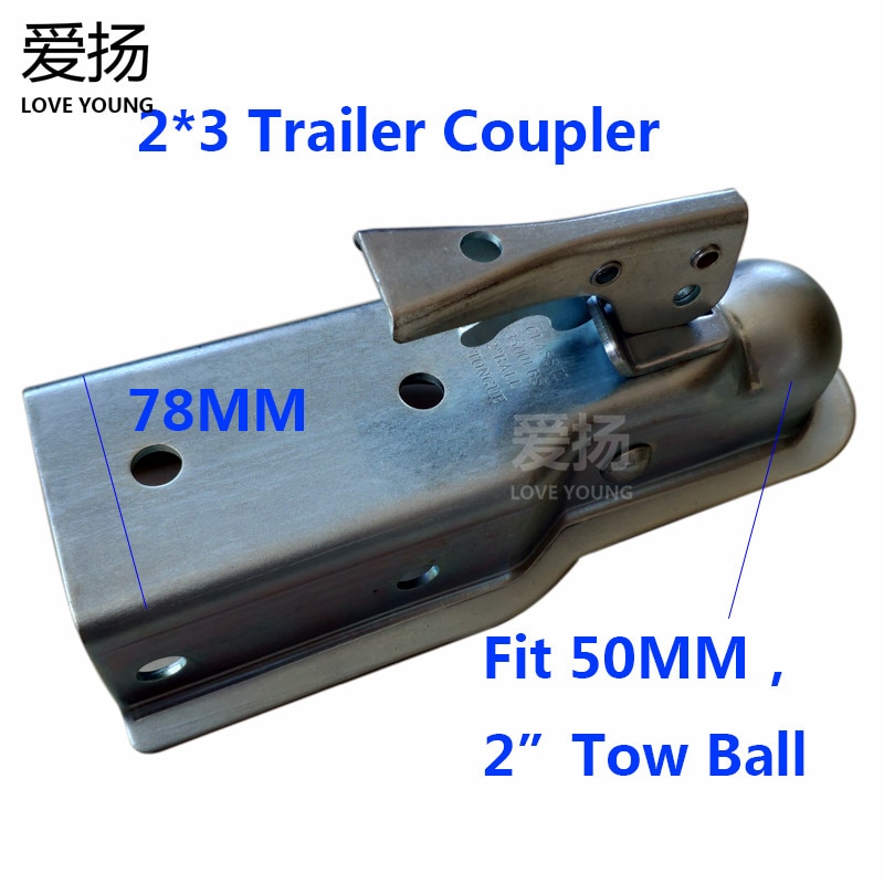 50mm/2 "anhængertræk kobling til anhængertræk til galvaniseret stål