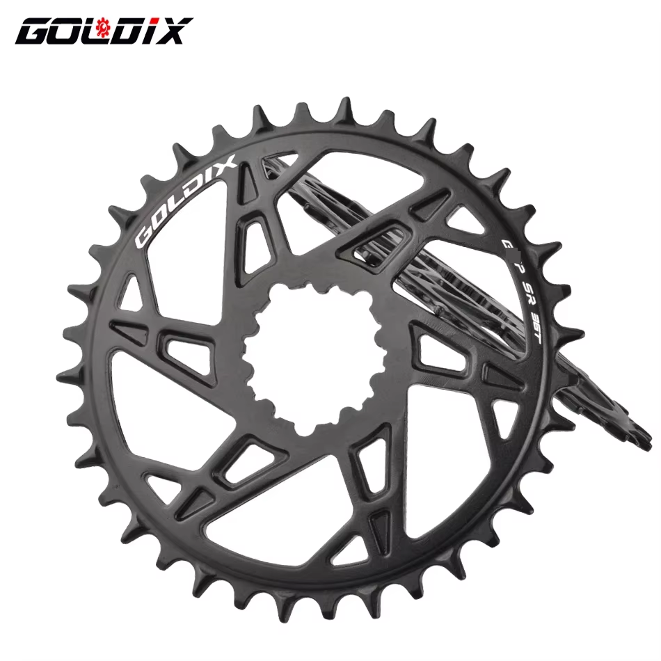 GOLDIX MTB Bicycle Chainring 32/34/36/38/40T Wide Narrow Chainwheel Direct Mount Crown for 3 Bolt Crankset