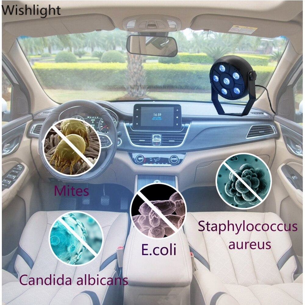 Disinfection UV Lamp LED Ultraviolet Sterilization Germicidal Bacterial Disinfect Light Ozone Light Home BedRoom Lamp