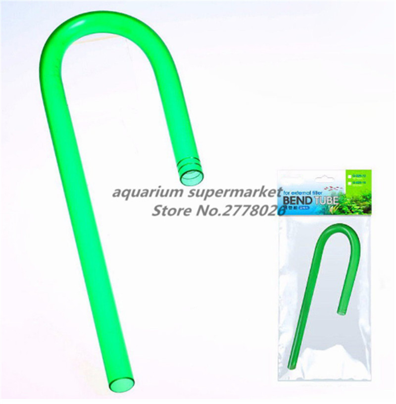 Accesorio de filtro de Acuario, tubo de codo de salida de entrada de plástico, tubo de lluvia, unidad de entrada y salida de Lirio: Inflow pipe / 12 16mm hose