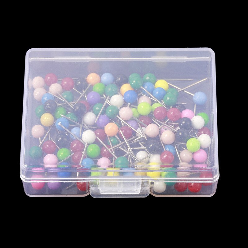 100PCS Multi-color Push Pins Round Head Map Tacks ... – Vicedeal
