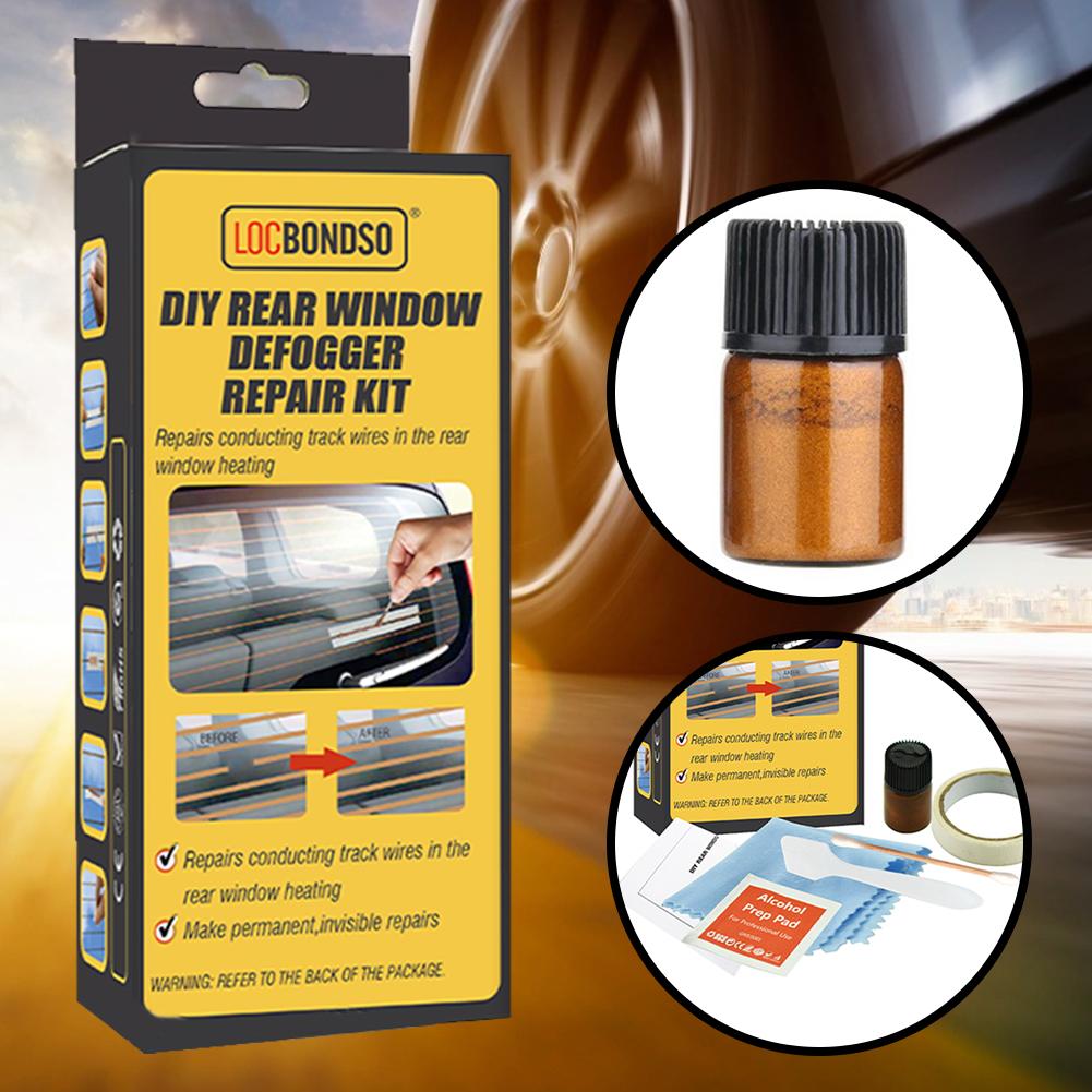 DIY Rear Window Defogger Repair Kit Car Conduct Electricity Glue For Repair Scratched Broken Rear Window Defogger Grid Lines