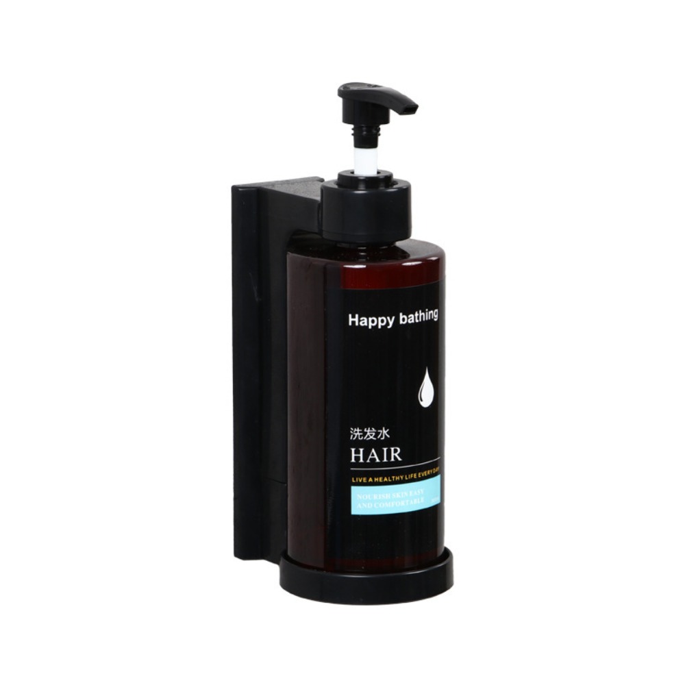 300ML Shampoo Bodywash Dispenser Bottles Wall-mounted Amber Empty Shampoo Bottles with Pumps Large Capacity Shower Bottles: Burgundy