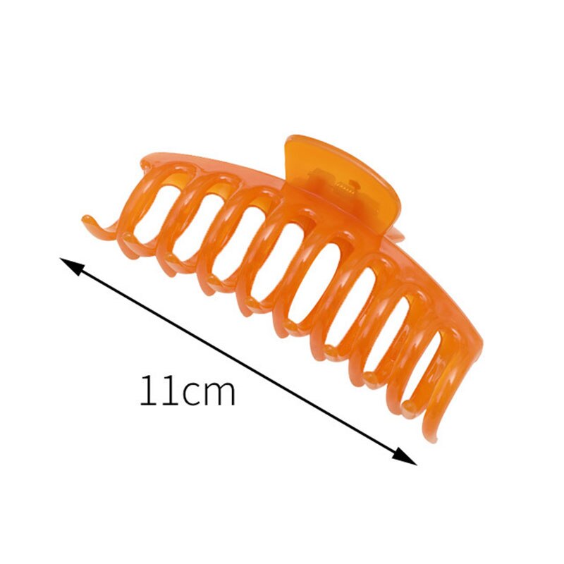 Koreaanse Acryl Haarspelden Grote Haar Claws Clip Geometrische Barrette Krab Snoep Kleur Shark Clip Paardenstaart Bad Clip Haar Accesoires