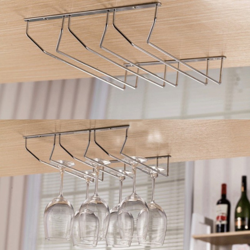 plated goblet rack upside down wine glass holder european bar hanging glass rack 1pc