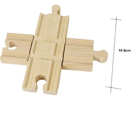 1PCS Miniatur Holz zug Schalter Track gesetzt Runden Plattenspieler Pädagogisches Spielzeug Jungen/Kinder Spielzeug fit Thomas und Brio