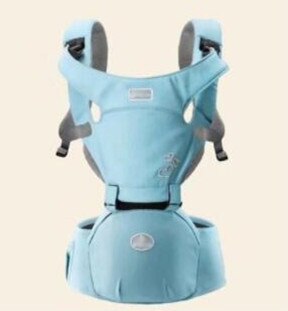 AIEBAO-mochila portabebés ergonómica para recién nacido, cinturón de canguro para bebé, , 00123: Azul cielo