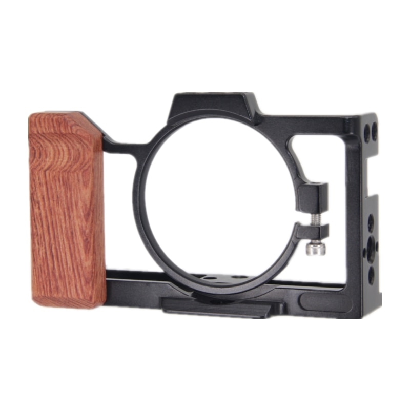 ZV1 KäFeige mit Holzgriff für Sony ZV1 Kamera KäFeige mit Holz Handgriff und Kalten Schuh