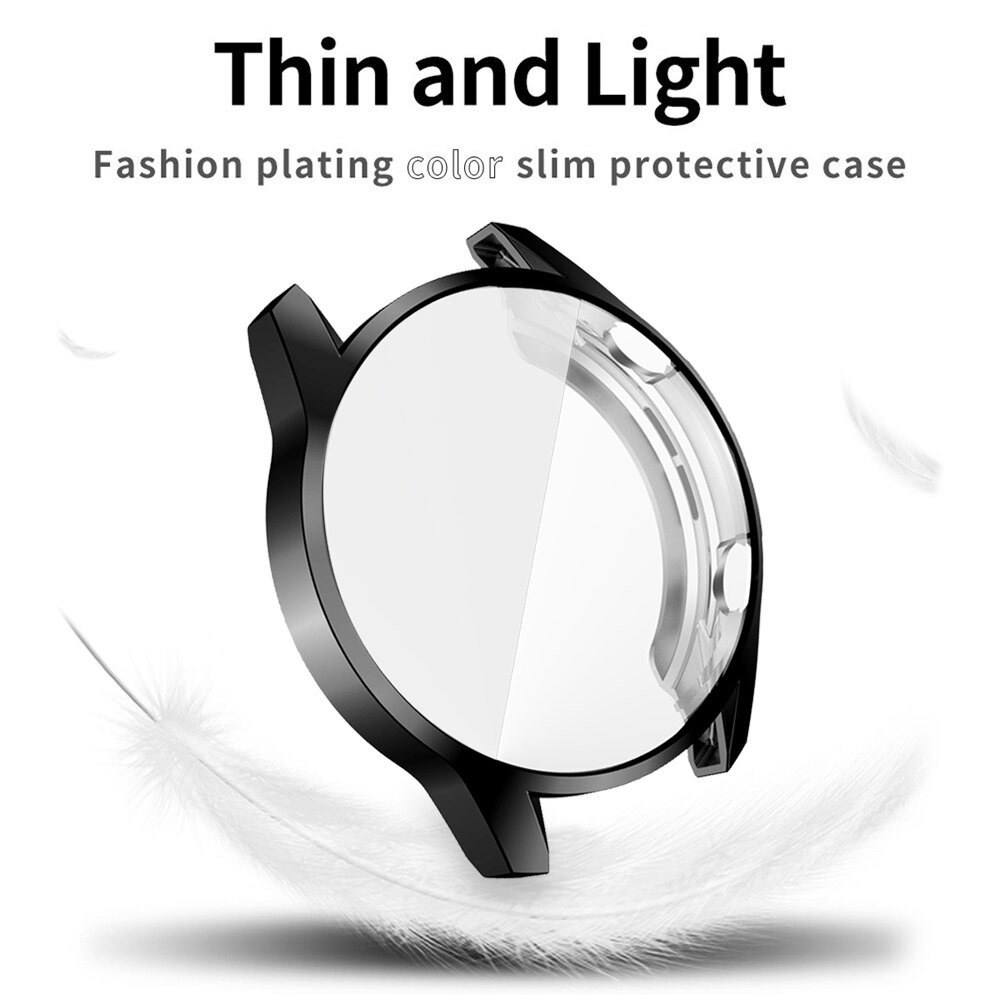 Tampa protetora de relógio tpu para huawei, acessório para huawei relógio gt 2 46mm