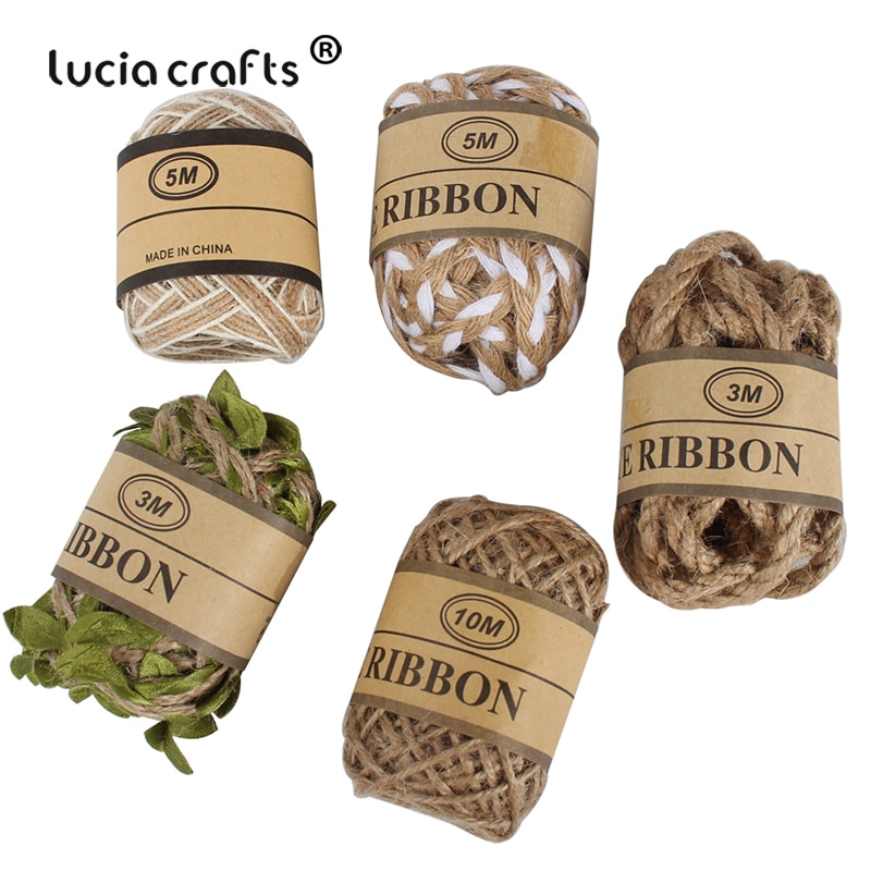 1/4/5 rouleaux de 2-5mm cordes de jute en toile de jute naturelle pour bricolage, fête, mariage, emballage, fournitures de noël  w0803