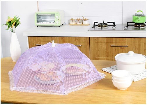 Lacy gauze cover food table cover Cheap Food Covers Food Cover Umbrella Style Picnic Anti Fly Mosquito Net