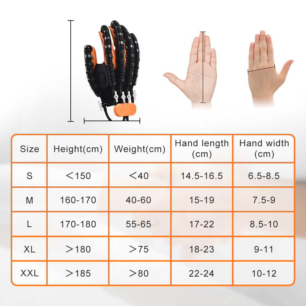 Rehabilitation roboter Handschuhe intelligente Hand funktion Schlaganfall Hemiplegie Rehabilitation Ausbildung Finger Massage Chirurgie Erholung