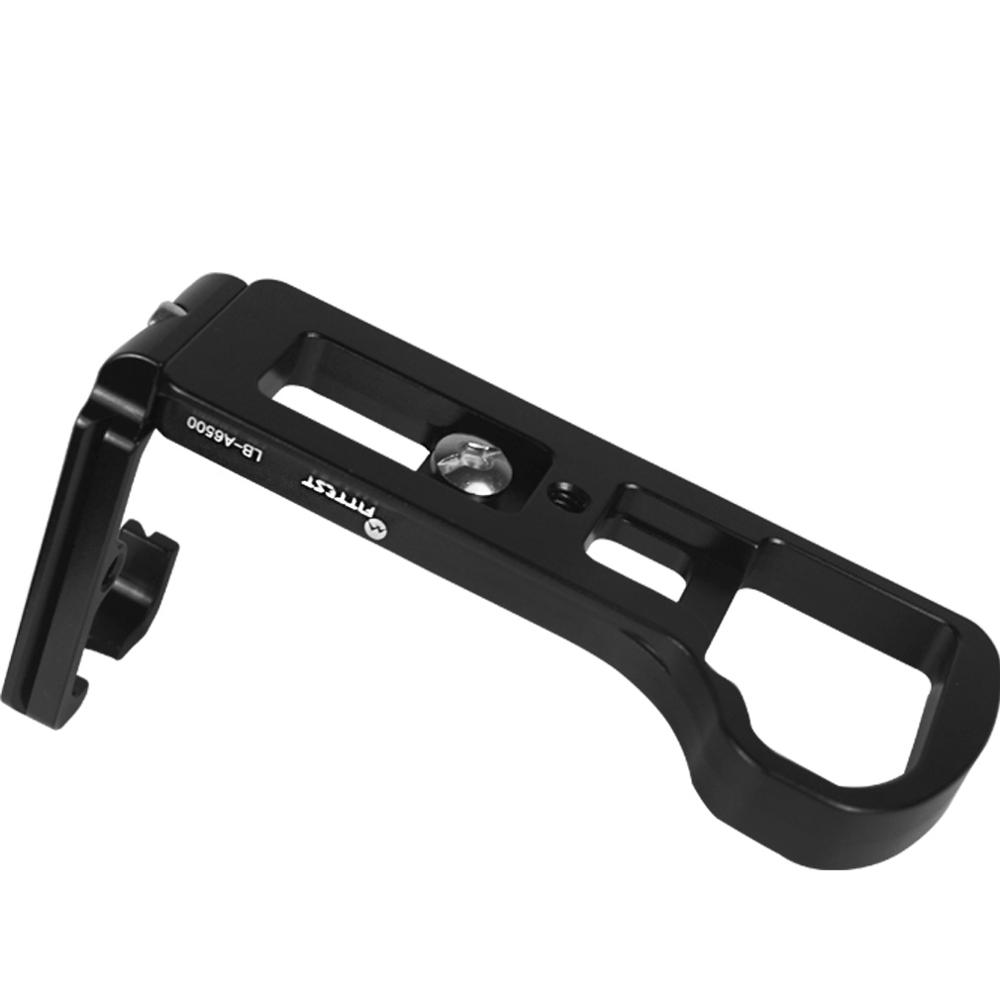 Quick Release L Plate Metalen Hand Grip Arca Zwitserse Beugel Houder Compatibel met Sony Alpha A6500 a6500 professionele Versio
