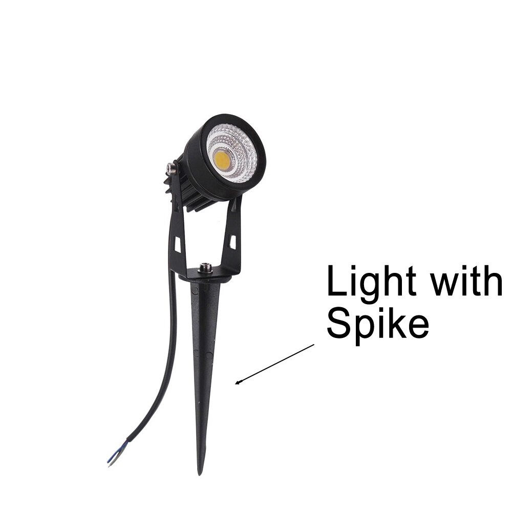 5w led landskabsspotlight lavspændingshavelys cob udendørs dekorativ lampe landskabsminibelysning til gårdhavegang
