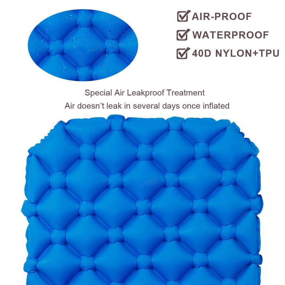 Light Tour Camping Sleeping Pads for Backpacking,for hammocking,Widened to 90 cm,double Hiking Air Mattress,Inflatable Compact