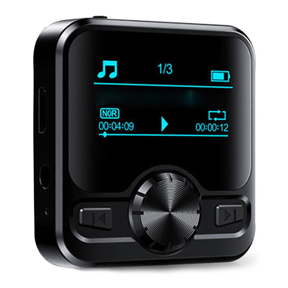 JNN M9 MP3 tragbar Digital Musik Spieler FM Radio Unterstützung BT Funktion mit 3,5mm Kopfhörer Metall Akku: 8GB