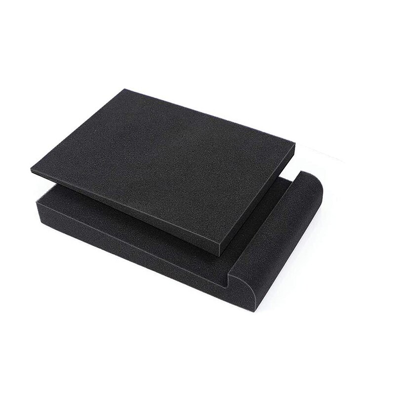 2Pcs Sponge Studio Monitor Isolation Pads High Density Acoustic Foam Most Speaker Stand Piano Room Sound Reinforcement Cushion