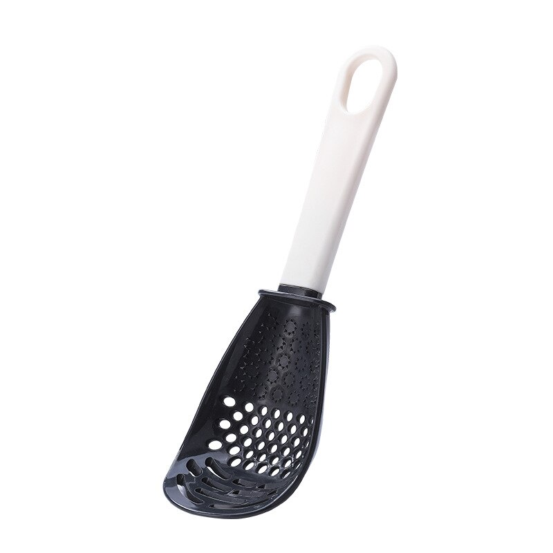Spec we multifunzionele Keuken Koken leribbon Hittebestendig Opknoping Gat Innovatieve aardameria knofwatchpers Vergiet lelooping: Black