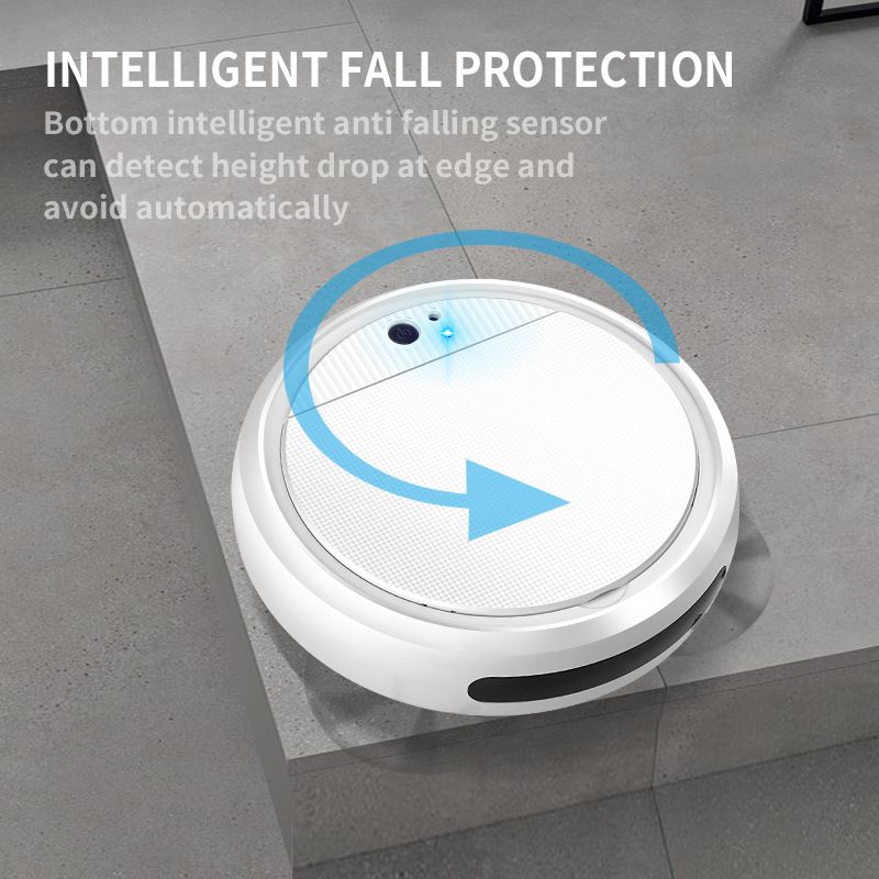 Smart Robot Vacuum Cleaner Sweeping Robot Floor Dirt Auto Cleaning USB Rechargeable Sweeping Home Kitchen Robot Cleaners Machine