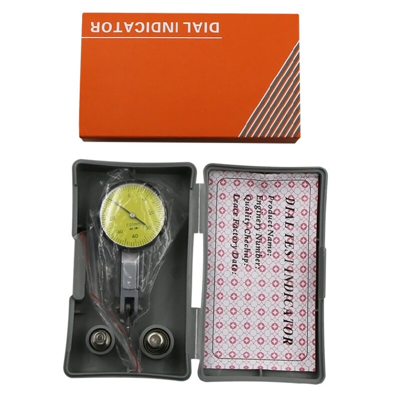 0-0.8mm 0.01mm Level Gauge Scale Precision Metric Dovetail Rails Dial Test Indicator dial Gauge indicator Measuring Instrument