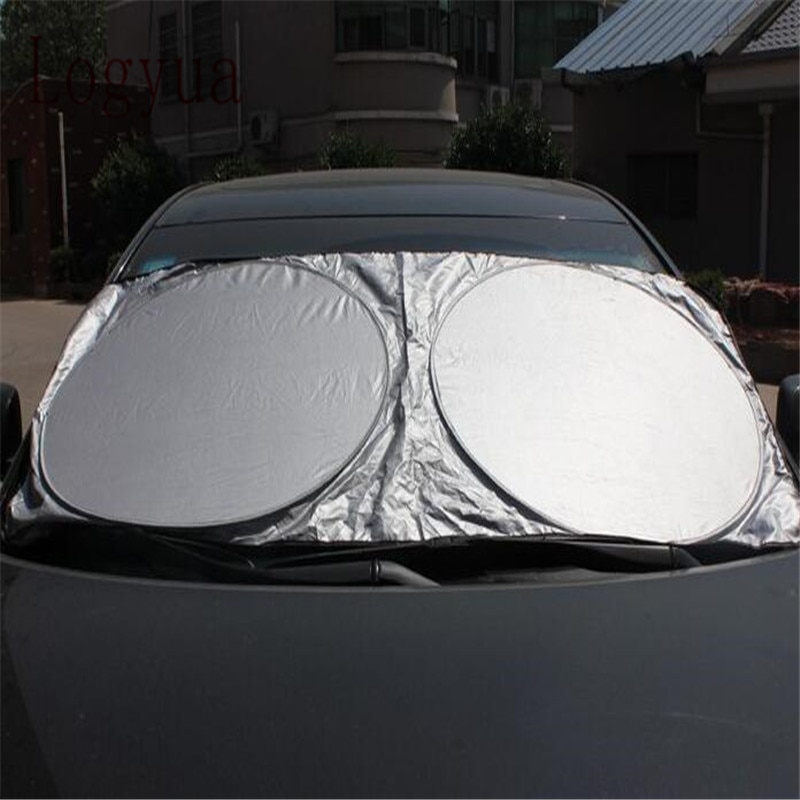 Auto Styling 150X70 cm Zonnescherm Zonnescherm Voorruit Visor Cover Voor Rear Window Uv-bescherming Shield Film Reflecterende