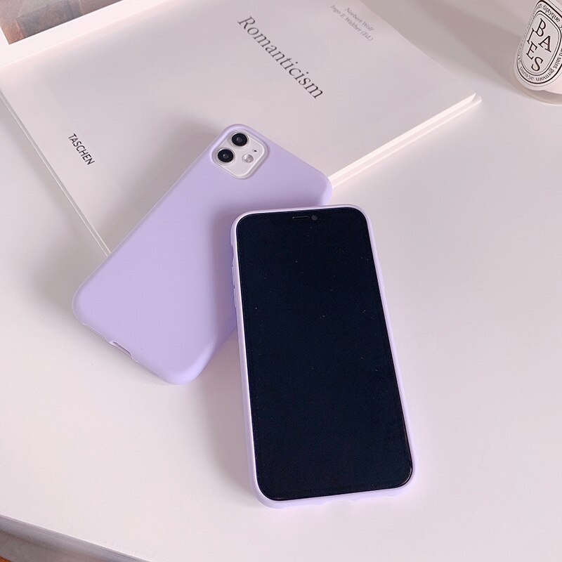 Persönlichkeit Kreativität lila Flüssigkeit Kieselsäure Gel Für iphone11 Profi max xs max xr SE2020 praktisch fallen 7 8Plus telefon weichen fallen