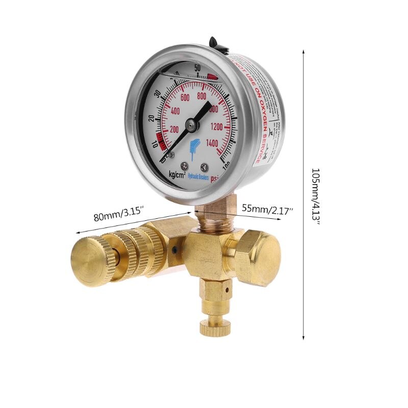 Nitrogen Gas Charging Kit Device for Soosan furukawa Hydraulic Breaker Hammer Pressure Gauge