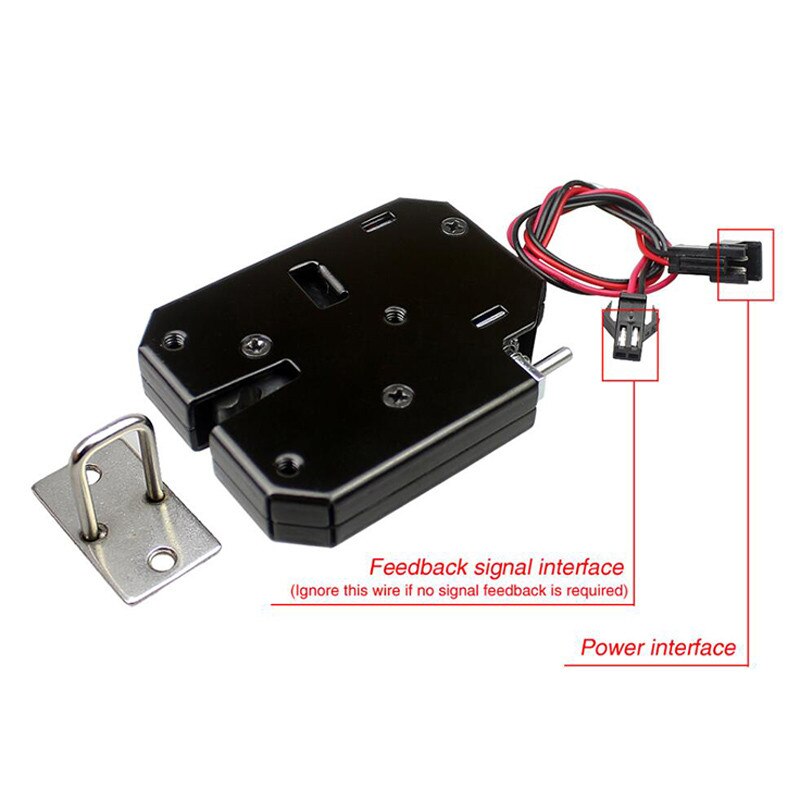 The Small electromagnetic lock DC 12V supermarket intelligent locker electronic lock access control mailbox lock