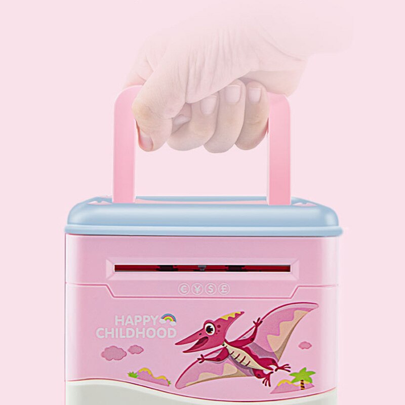 Elektronische Spaarpot Mini Atm Coin Money Saving Box Voor Kinderen Speelgoed Automatische Vingerafdruk Open