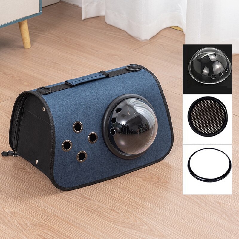 Cat bag go out carrying bag pet bag cat diagonally portable cat cage cat school bag space capsule cat backpack supplies
