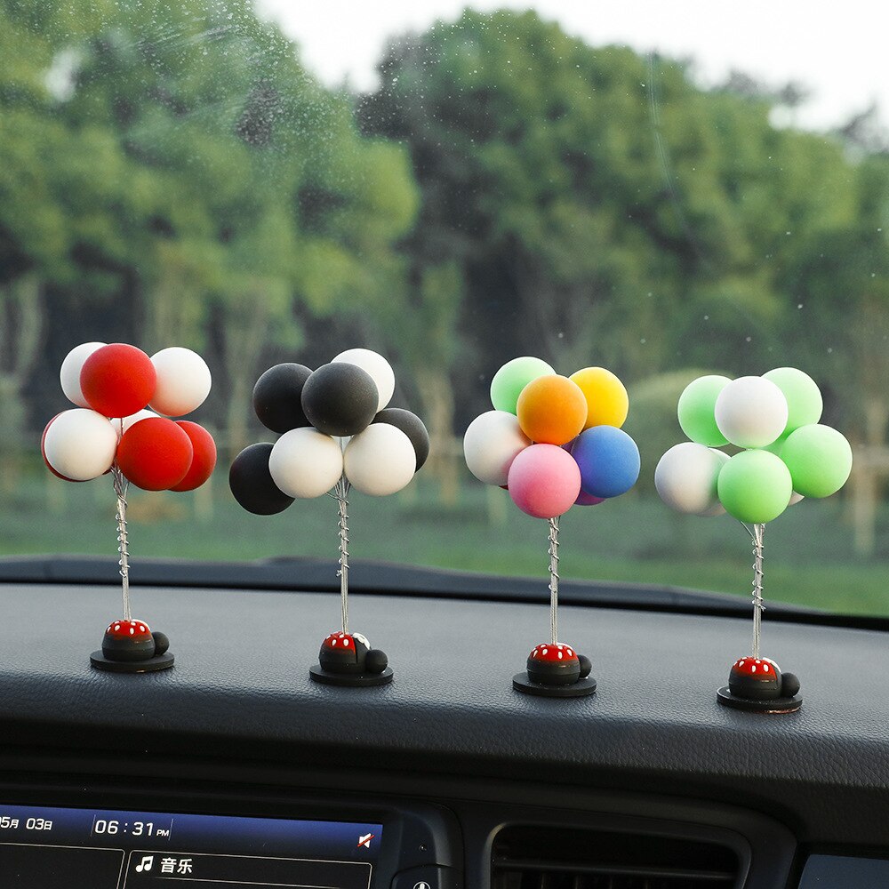 Mooie Ballon Auto Decoratie Charmant Auto Ornamenten Multicolour Mini Console Dashboard Decoratie Auto-interieur Levert