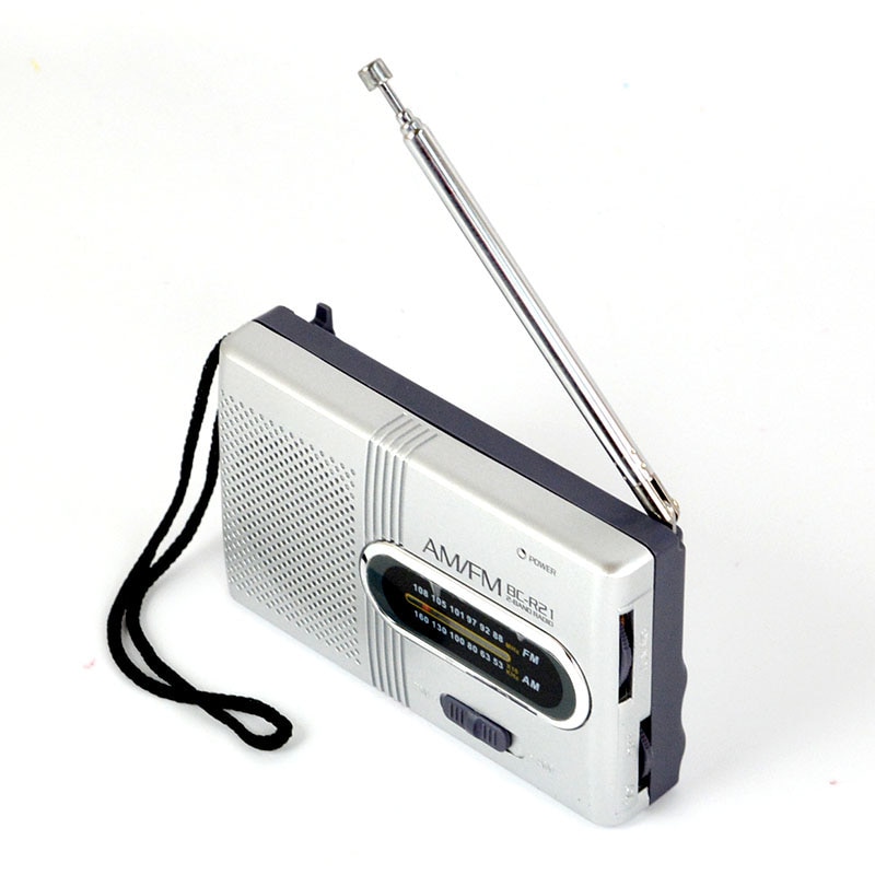 Mini Draagbare AM/FM Radio Telescopische Antenne Radio Pocket Wereld Ontvanger Speaker Outdoor Radio FM Draagbare FM Radio Ontvanger