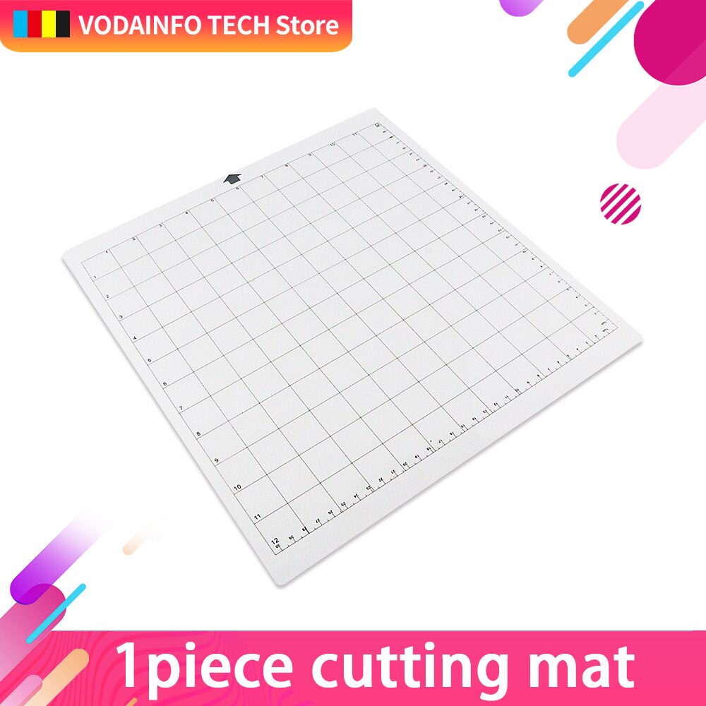 3pcs Replacement Cutting Mat Transparent Adhesive Mat with Measuring Grid for Silhouette Cameo Plotter Machine: 1PCS