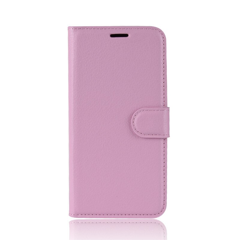 Funda de lujo para LG X Cam K580ds de cuero PU para LG X Cam K580 K 580 K580DS DS XCam carcasa trasera con tapa: pink case