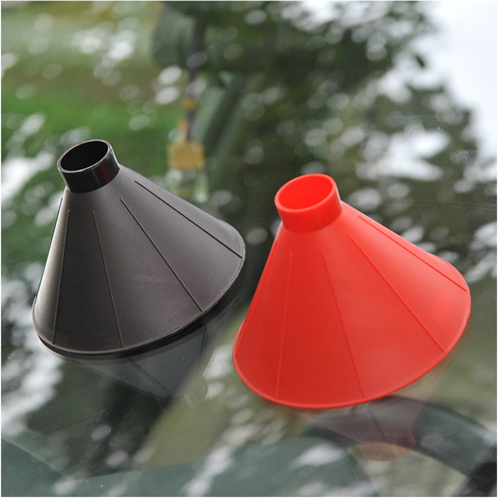 Pelle à neige pour voiture fournitures pour voiture neige d'hiver en plastique grattoir à neige pour voiture entonnoir gratter un cône rond grand entonnoir