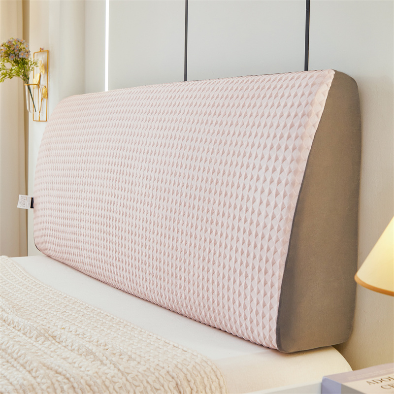 Nordic Effen Kleur Nachtkastje Cover Elastisch Universele Maat Zacht Hoofdeinde Cover Thuis Kamer Bescherming Bed Hoofd Covers Wasbaar Hotel