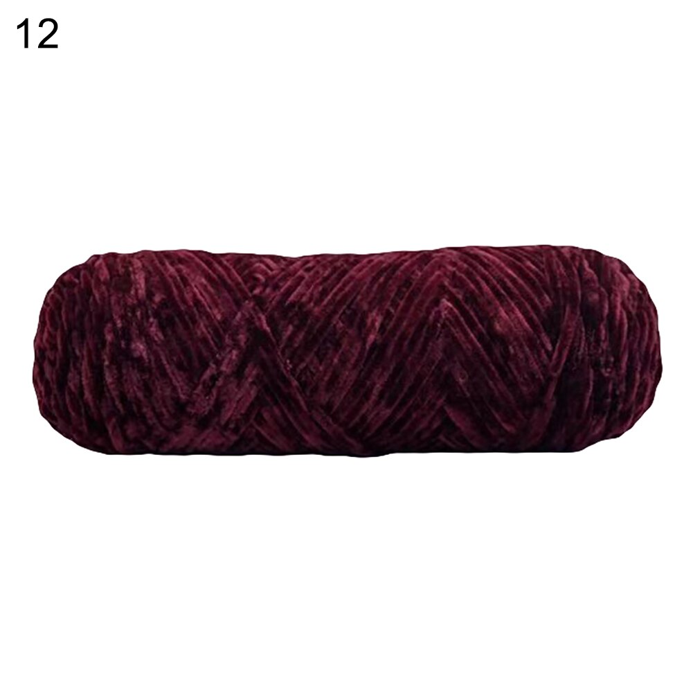 100g Chenille doux bébé tricot Crochet péritel chapeau laine fil photographie accessoire: 12